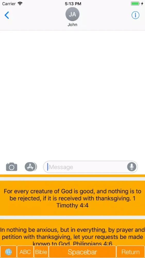 تصاویر Bible Verse Keyboard
