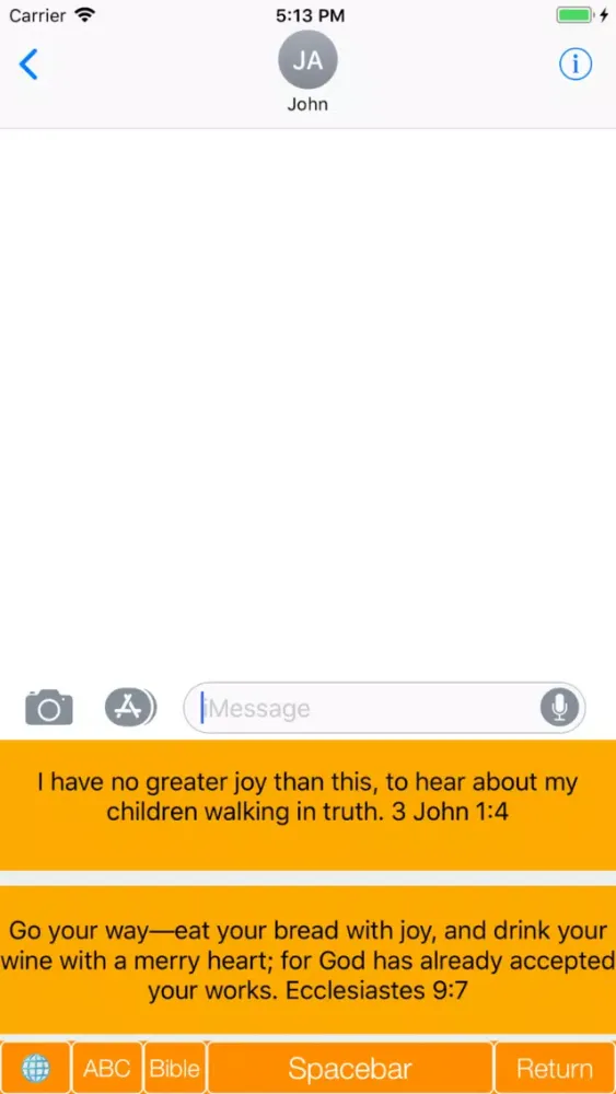 تصاویر Bible Verse Keyboard
