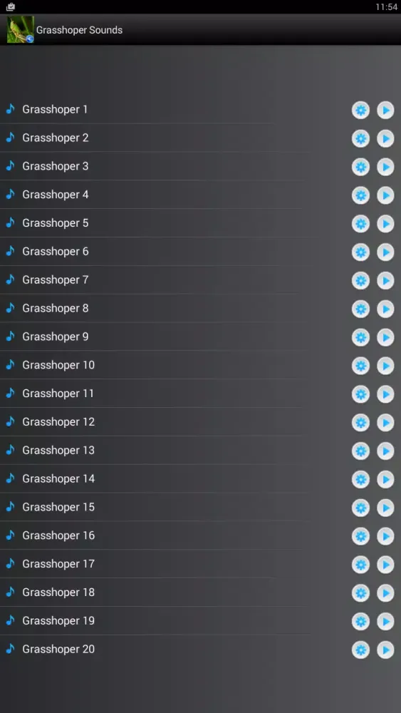 Grasshoper Sounds Ringtones Screenshots