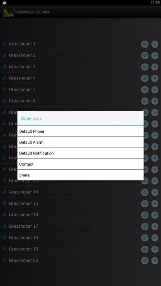 Grasshoper Sounds Ringtones Screenshots