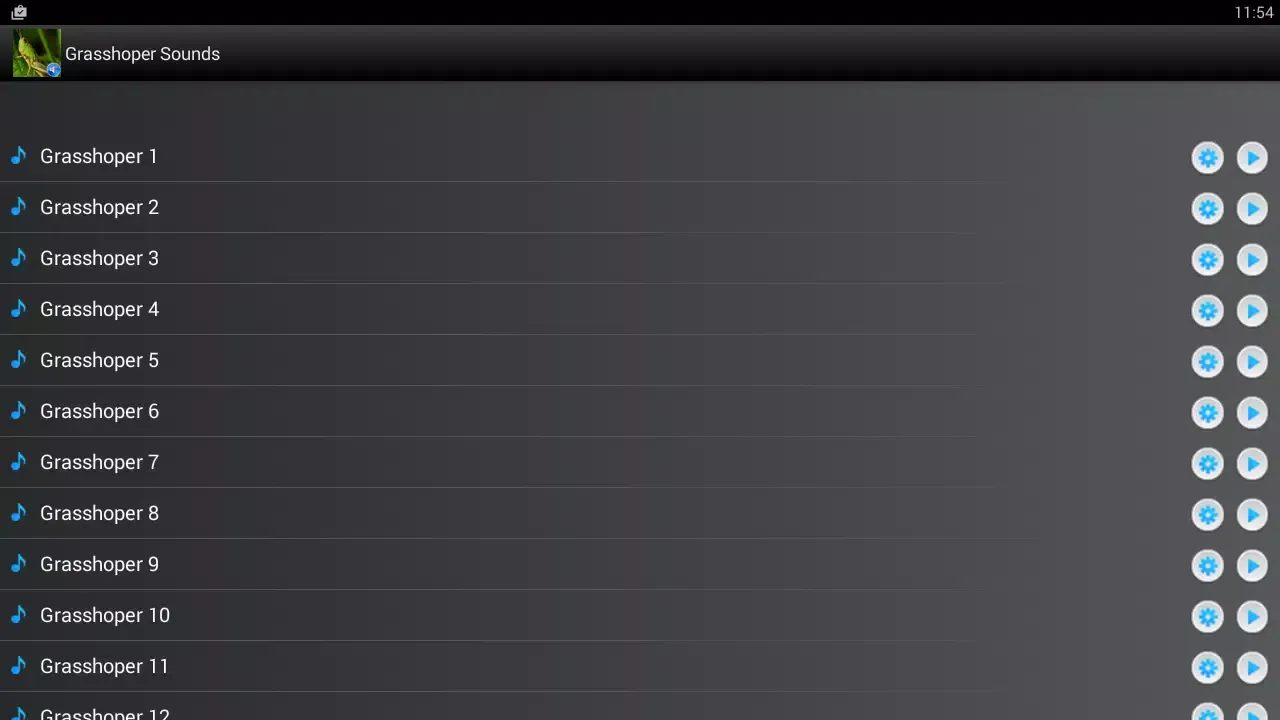 Grasshoper Sounds Ringtones Screenshots