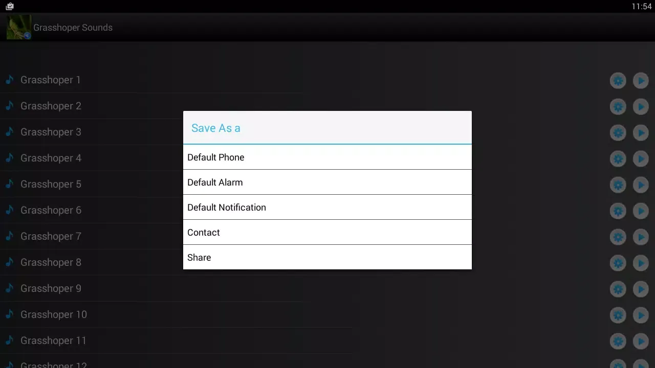 Grasshoper Sounds Ringtones Screenshots