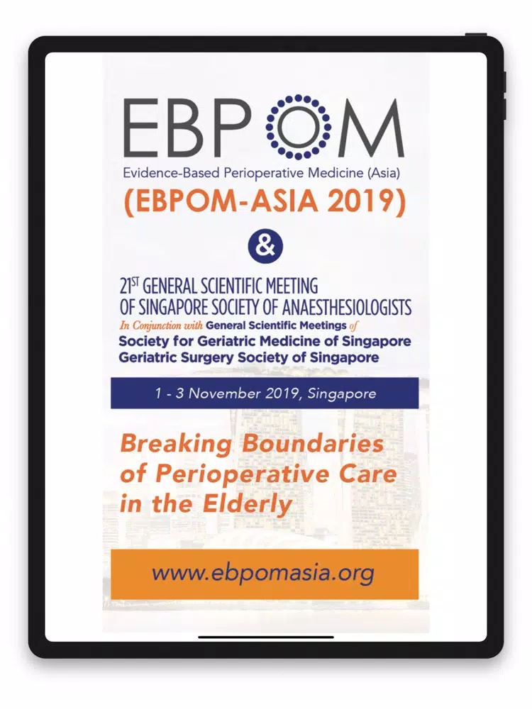 ภาพหน้าจอของ EBPOM-Asia 2019 iPad 