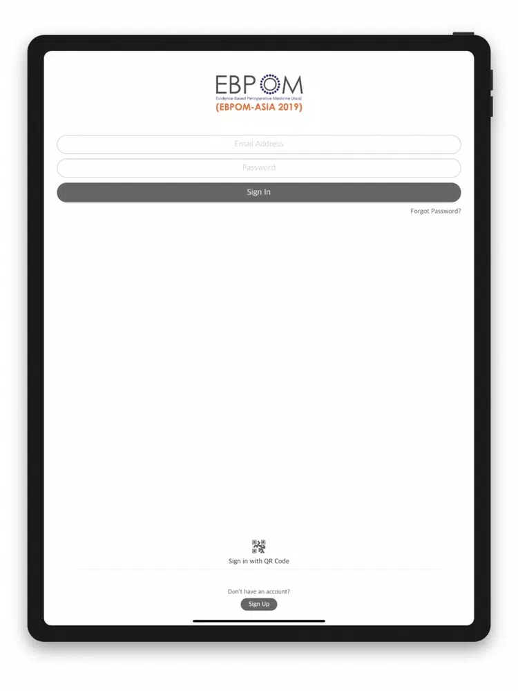 ภาพหน้าจอของ EBPOM-Asia 2019 iPad 