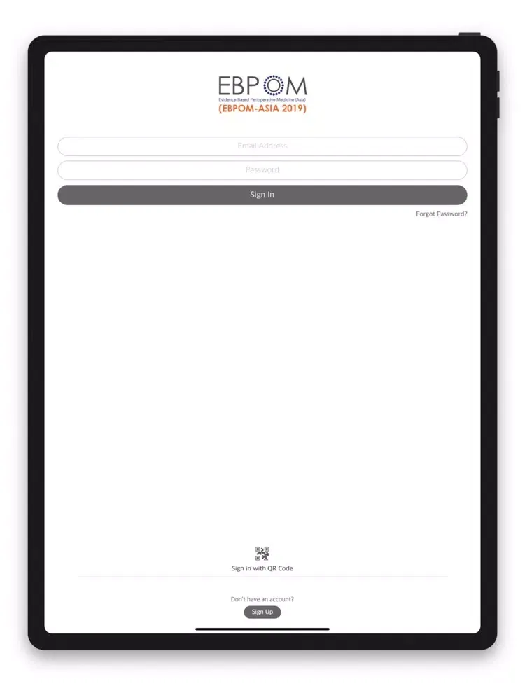 Screenshot di EBPOM-Asia 2019 iPad 