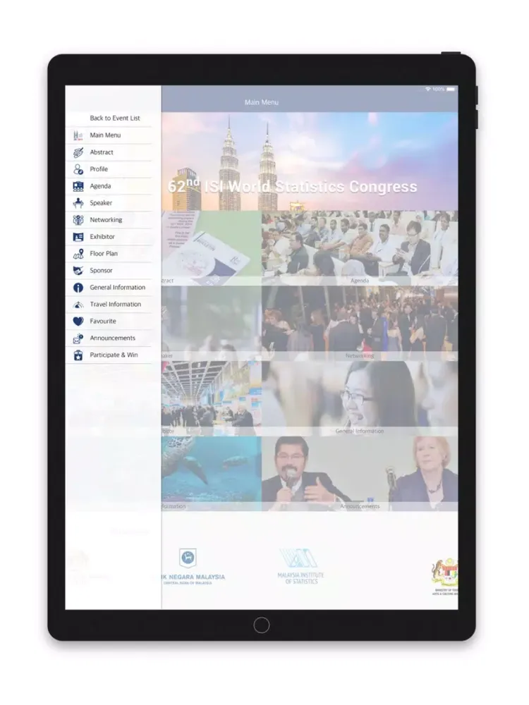 Captures d'écran de ISI WSC 2019 iPad 