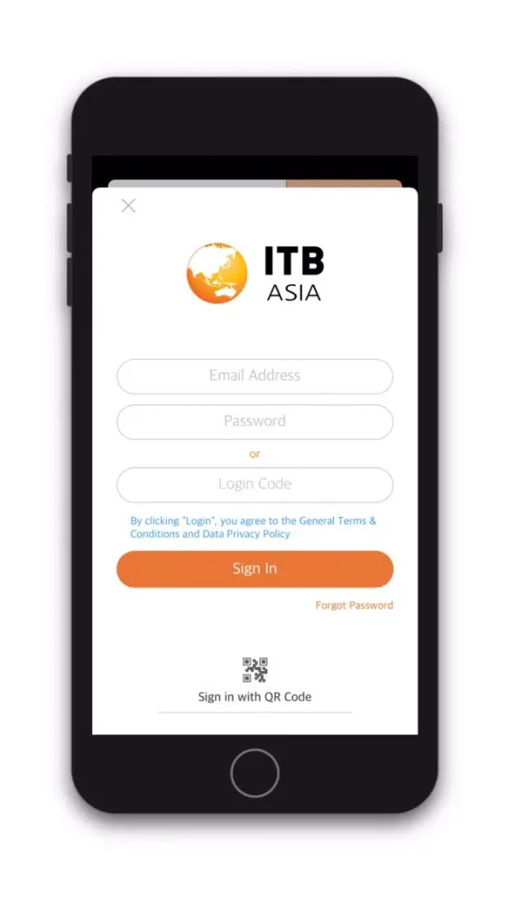 Capturas de tela do ITB Asia