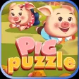 Pigs Puzzle Match Pigs Puzzle Match