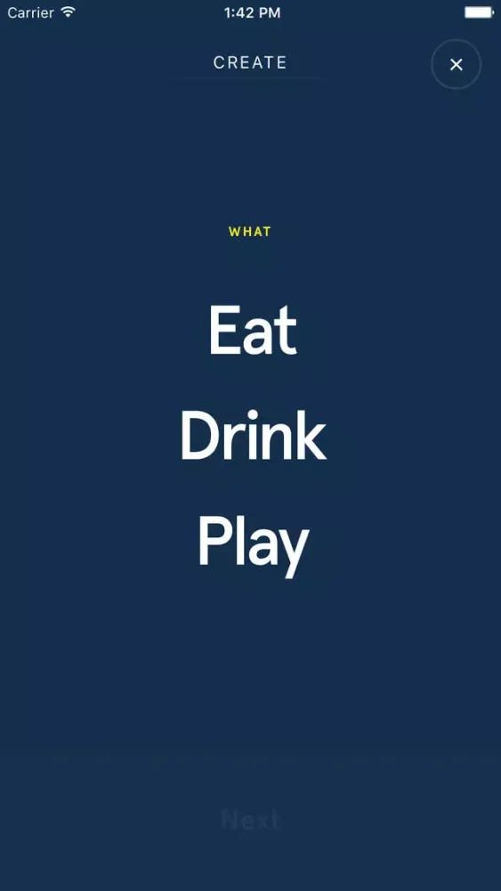 Screenshot di PAQ:MEETUP EAT | DRINK | PLAY
