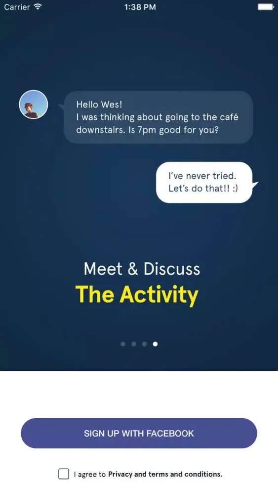 Screenshot di PAQ:MEETUP EAT | DRINK | PLAY