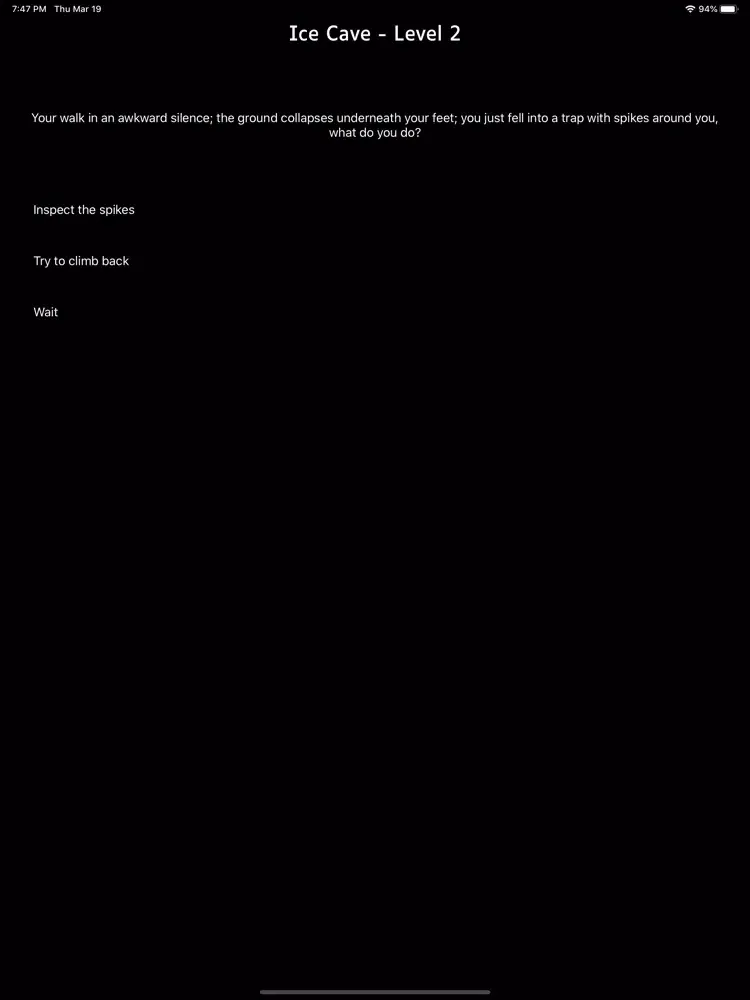 Escape From Blindness iPad  स्क्रीनशॉट