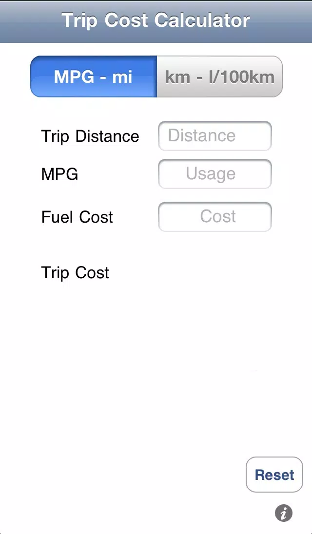 Screenshot di Trip Cost Calculator