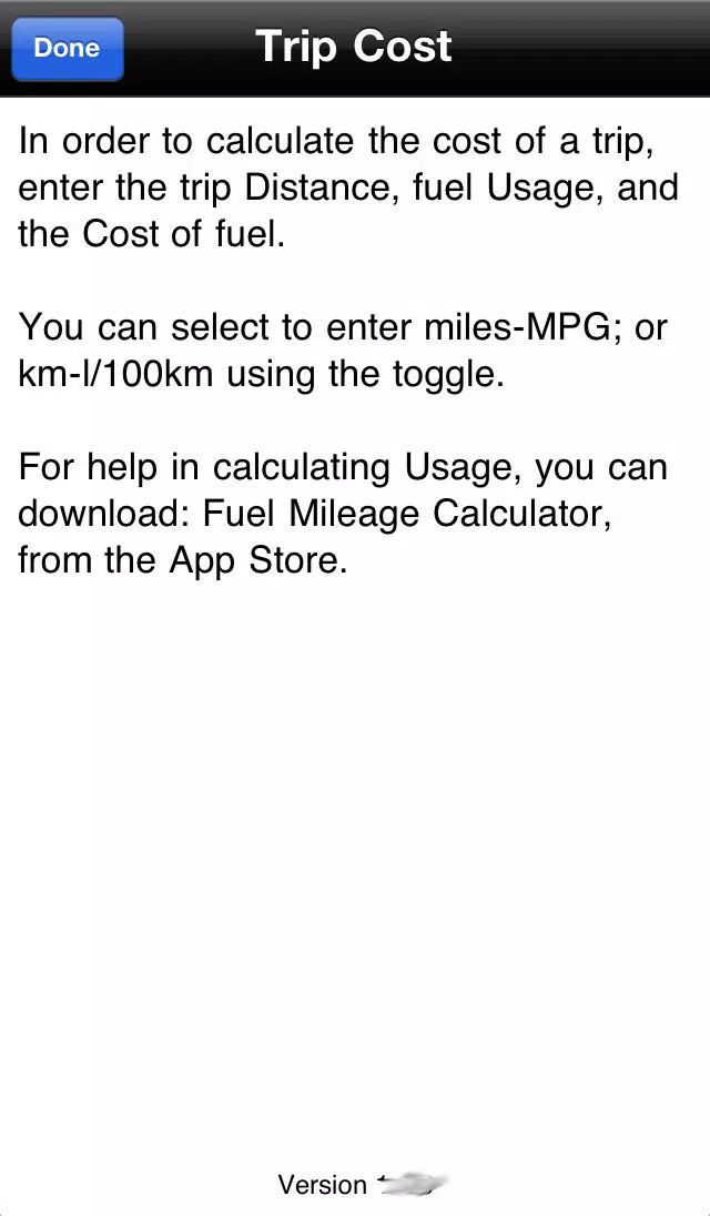 Screenshot di Trip Cost Calculator