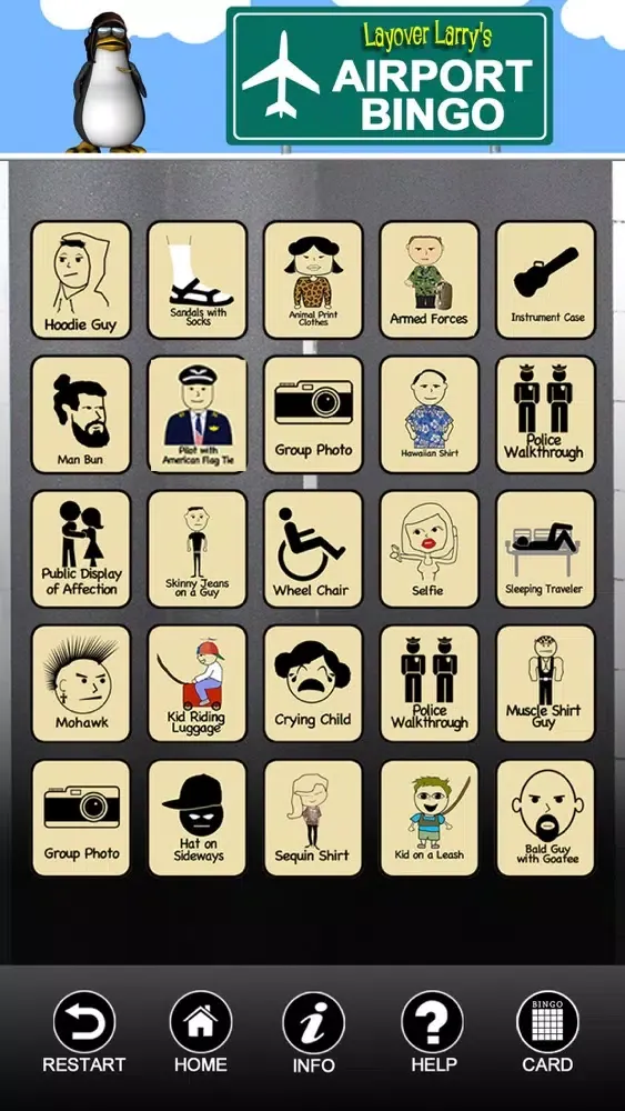 تصاویر Airport Bingo Game!