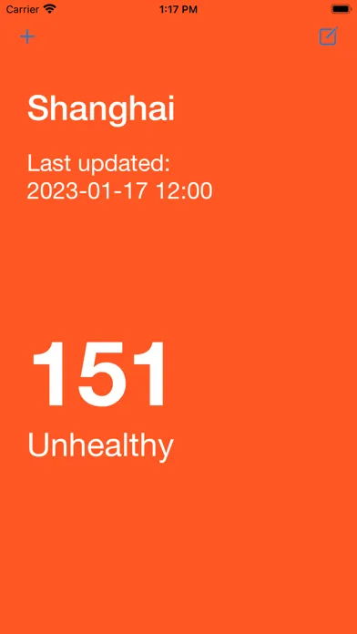 Zrzuty ekranu Air Quality CN