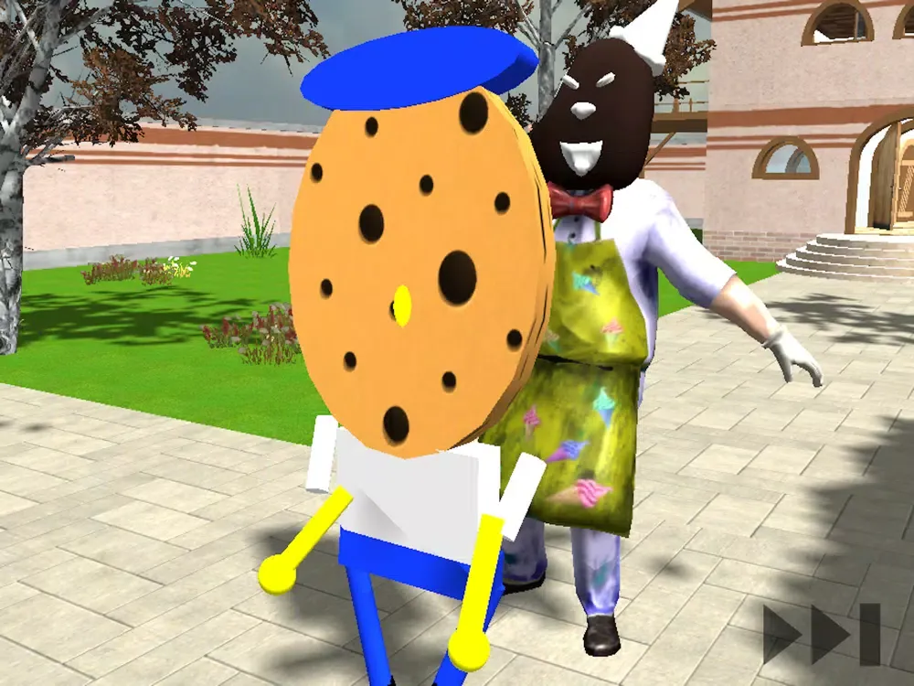 صور Scary Scream Sponge Neighbor iPad 
