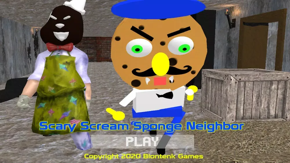صور Scary Scream Sponge Neighbor
