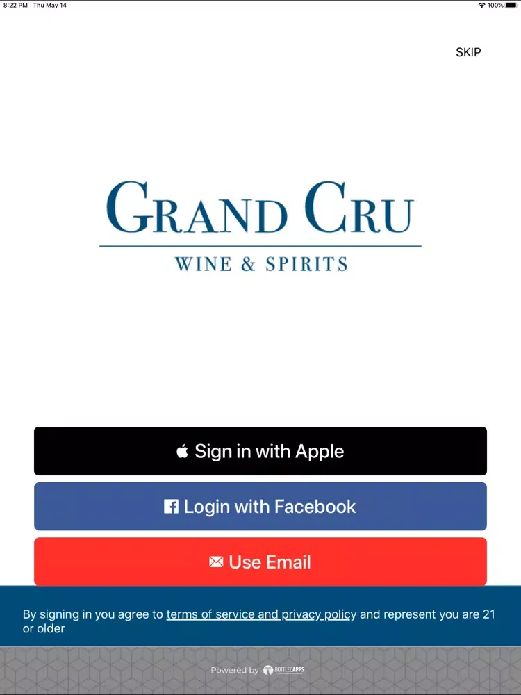 Capturas de tela do Grand Cru Wine & Spirits iPad 