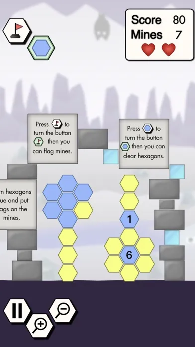 Capturas de tela do Minesweeper, A Demining Puzzle