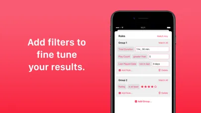 Miximum: Smart Playlist Maker Screenshots