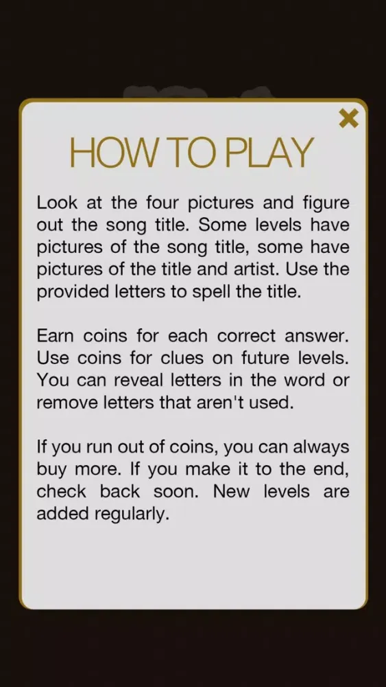 Capturas de tela do Mega 4 Pics 1 Song