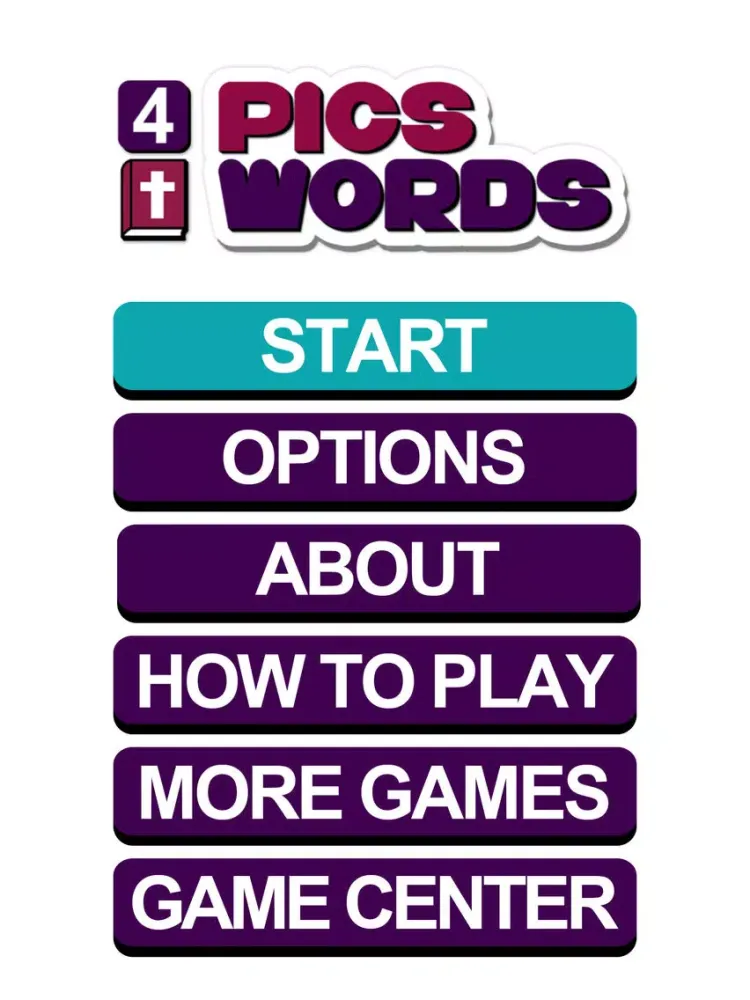 Tangkapan layar 4 Pics Bible Words iPad 