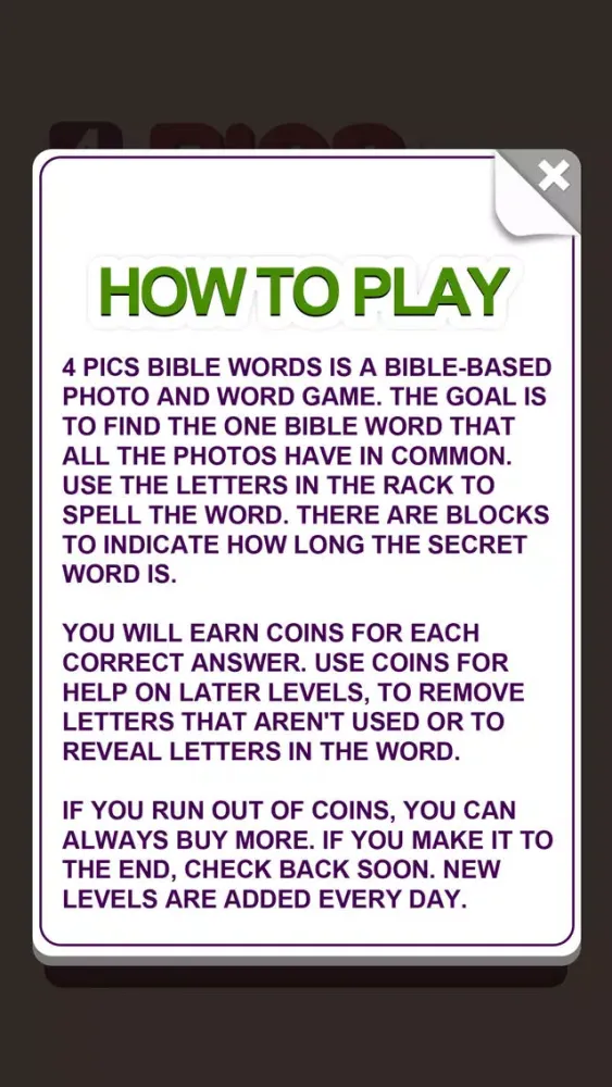 Tangkapan layar 4 Pics Bible Words