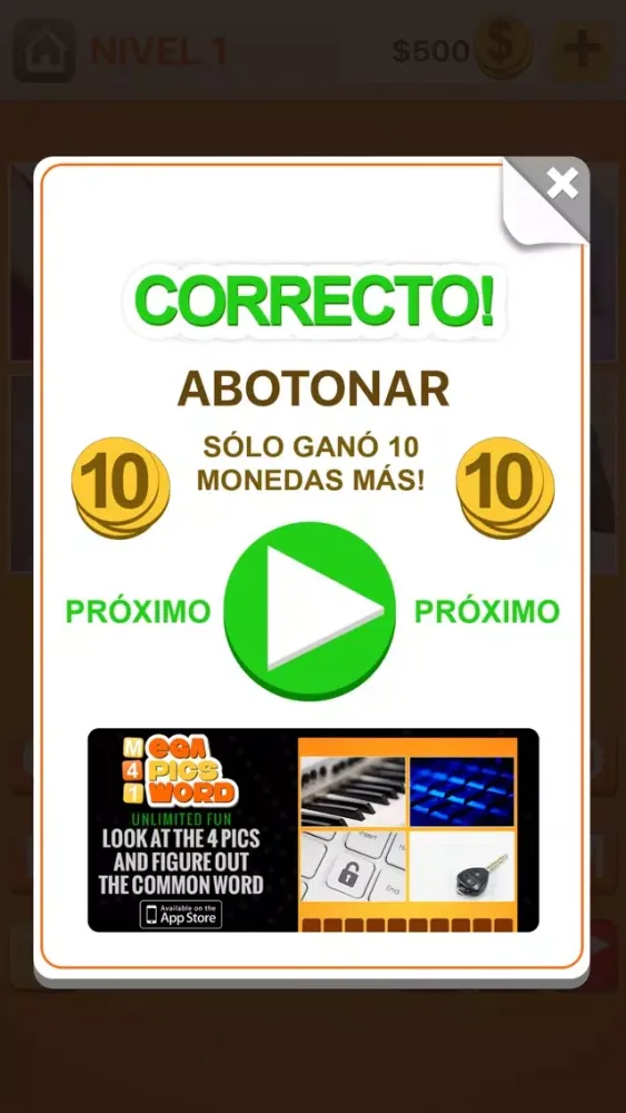 Cuatro Fotos Uno Palabra Ekran Görüntüleri