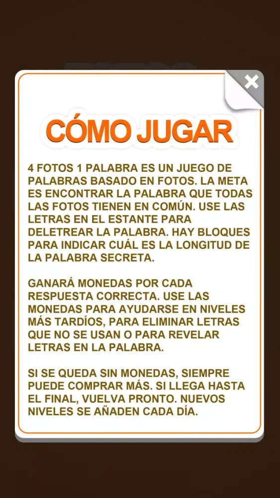 Cuatro Fotos Uno Palabra Ekran Görüntüleri