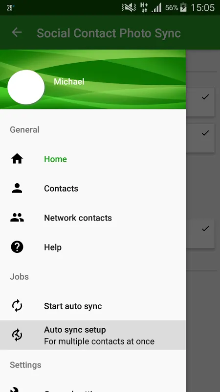 Social Contact Photo Sync應用截圖