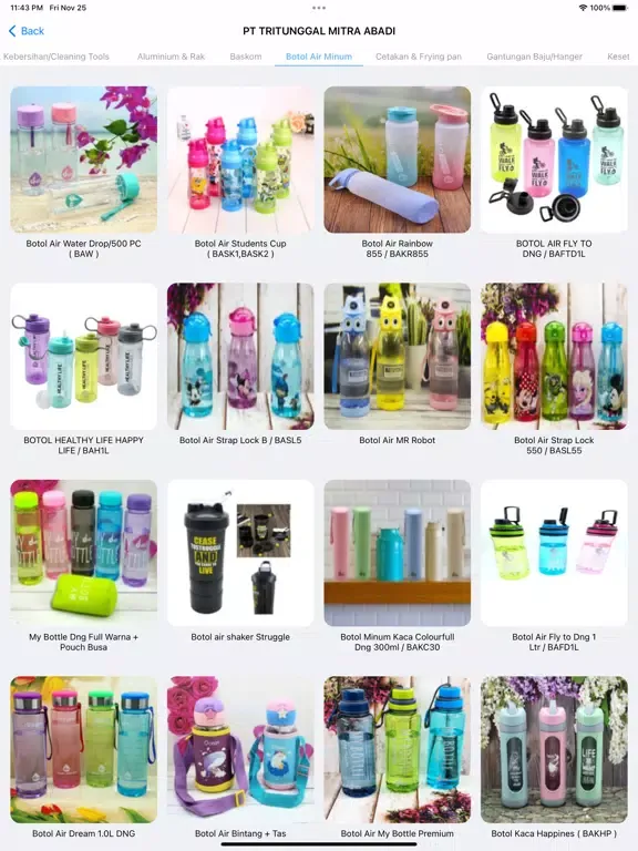 Zrzuty ekranu Katalog TMA iPad 