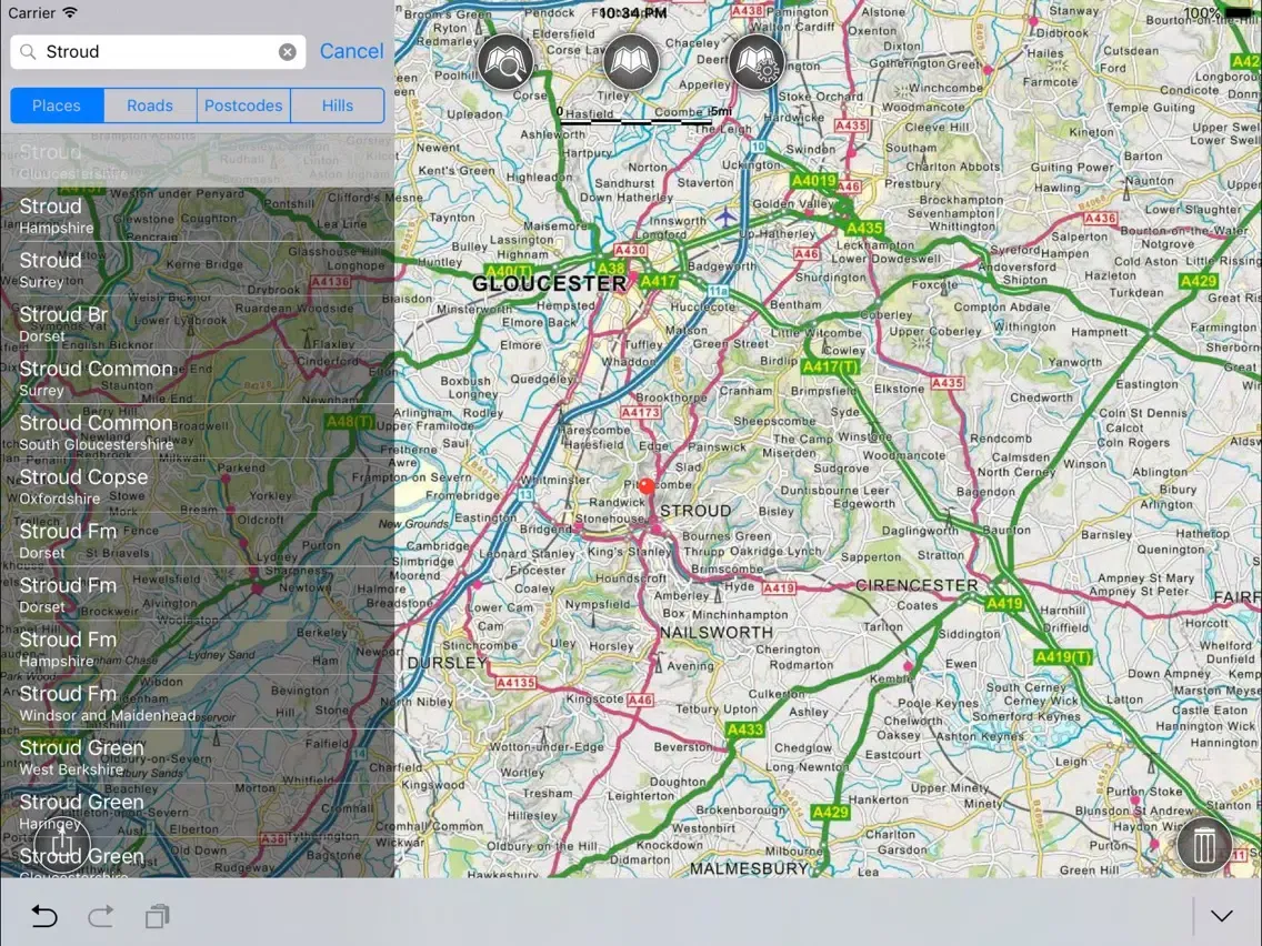 Screenshot di GB Maps LT iPad 