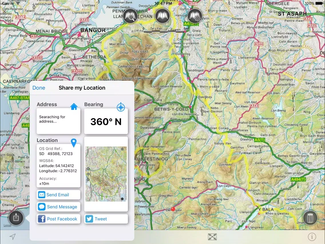 Screenshot di GB Maps LT iPad 