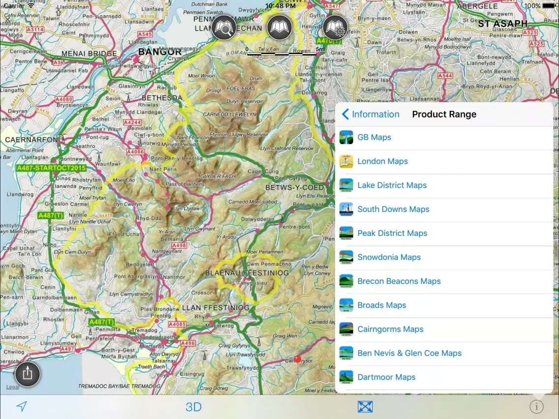 Screenshot di GB Maps LT iPad 