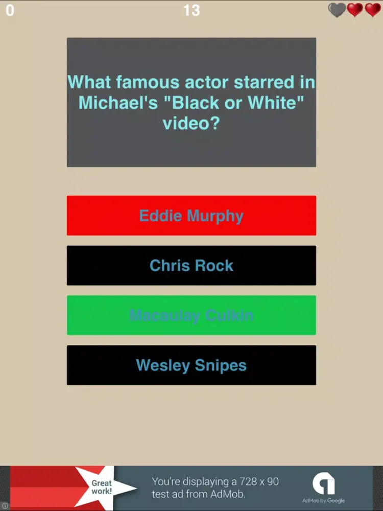 Скриншоты Trivia for Michael Jackson - Fan Quiz for the Pop King - Collector edition iPad 