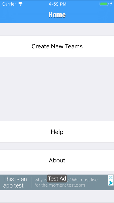 Tangkapan skrin Build My Team
