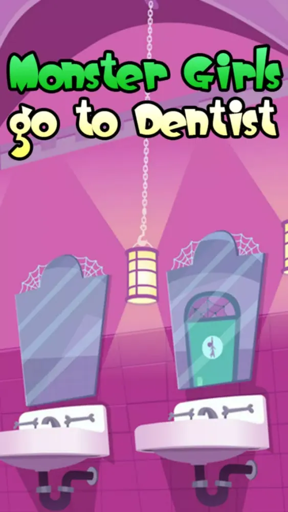 Monster Girls Go to Dentist: Little Crazy Doctor Clinic Tooth Makeover Game for kids Ekran Görüntüleri