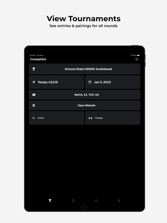 Competitor: Socials & Info iPad  سکرین شاٹس