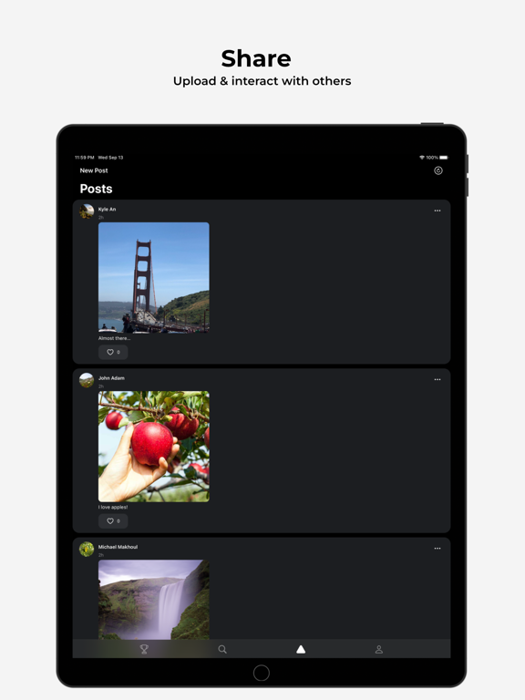 Competitor: Socials & Info iPad  سکرین شاٹس
