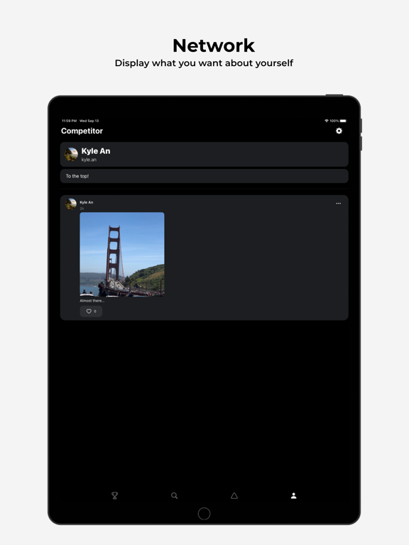 Competitor: Socials & Info iPad  سکرین شاٹس