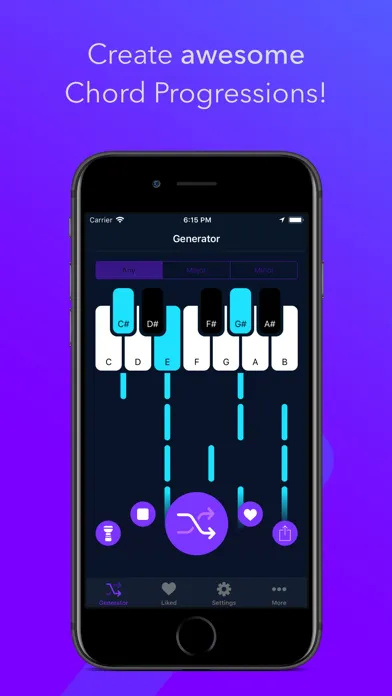 Chord Progression Generator Screenshots