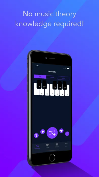 Chord Progression Generator Screenshots