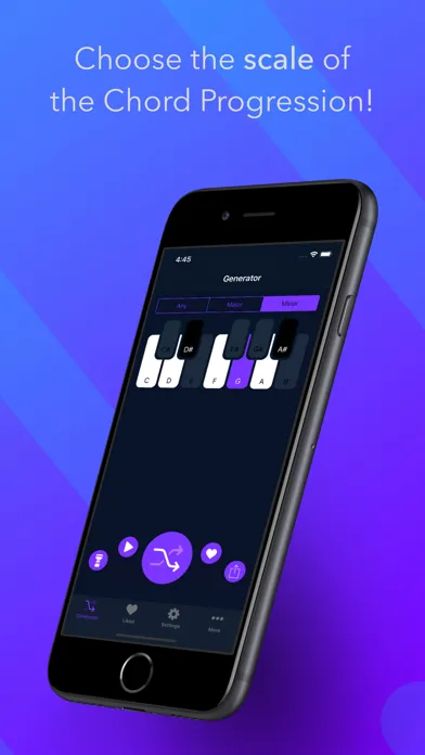 Chord Progression Generator Screenshots
