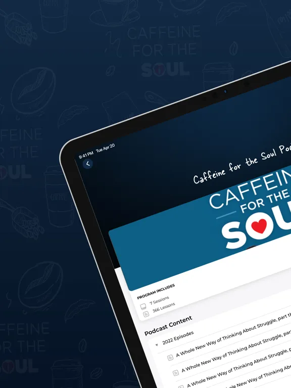 Caffeine for the Soul iPad  স্ক্রিনশট