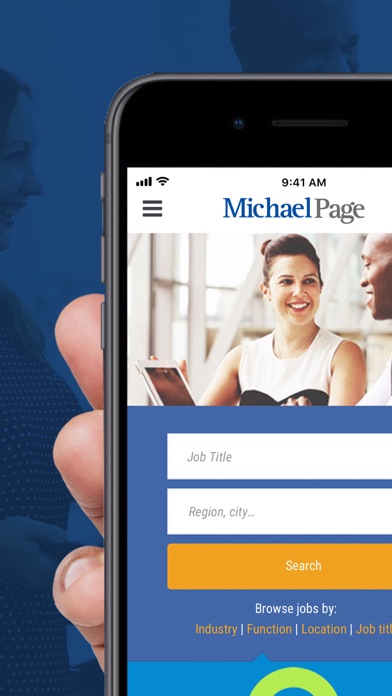 Tangkapan layar Michael Page US