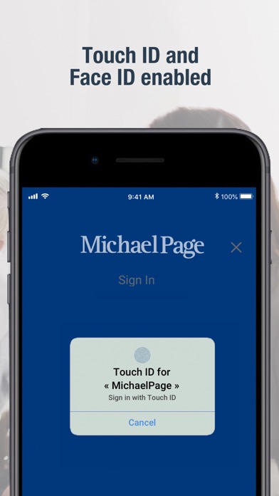 Tangkapan layar Michael Page US