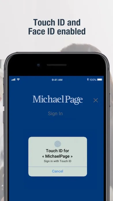 Michael Page US سکرین شاٹس