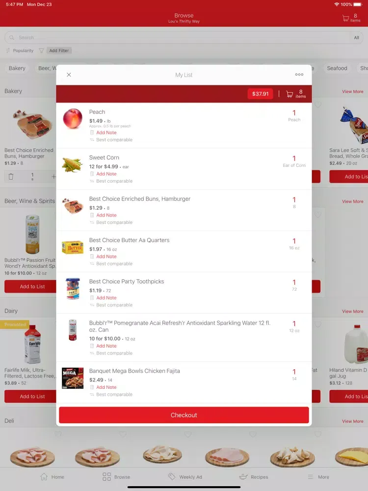 Lou's Thrifty Way iPad  Ekran Görüntüleri