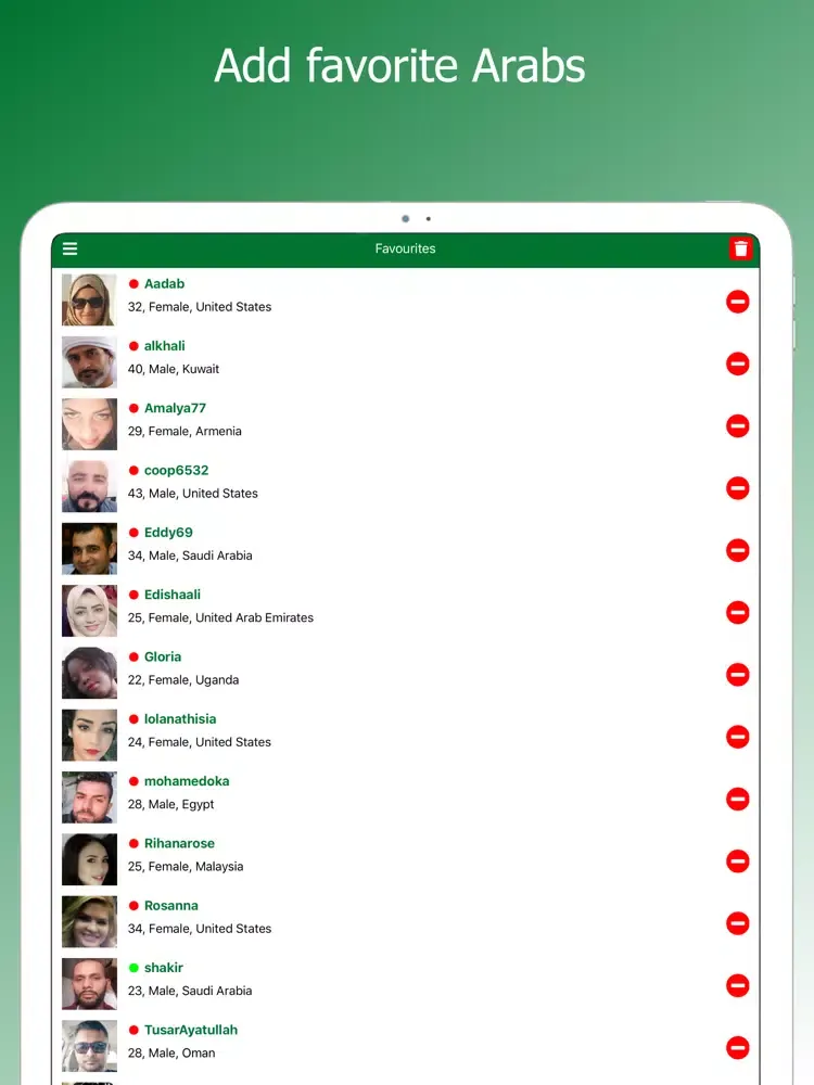 Captures d'écran de Arab Dating - Arab Chat & Date iPad 