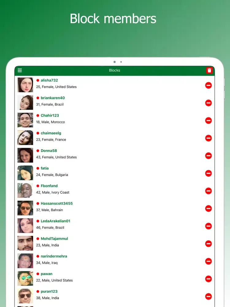 Captures d'écran de Arab Dating - Arab Chat & Date iPad 